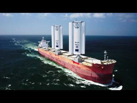 Pyxis Ocean sets sail with ground-breaking wind technology.