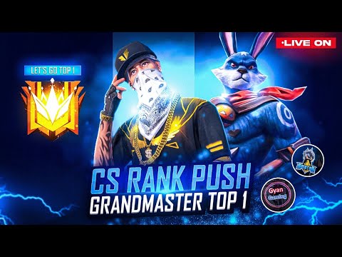 GyanSujan Live free fire GRANDMASTER CS TOP 1