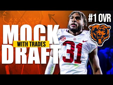 2023 NFL Mock Draft with Trades | Bears get the #1 Overall Pick!