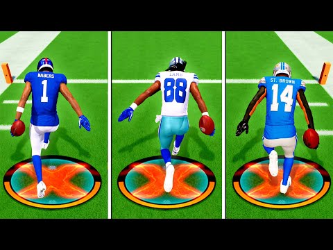 Scoring a Touchdown with EVERY Wide Receiver in Madden 25!