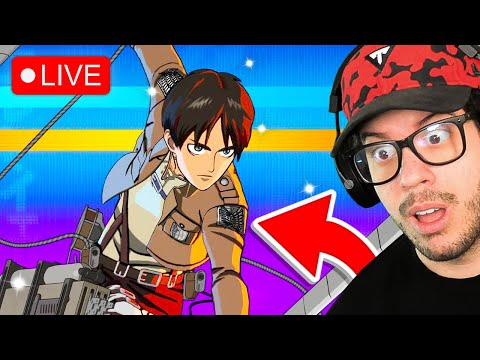 New ATTACK ON TITAN Update TONIGHT! (Fortnite $50k Gillette Cup on Gillette Face Off #ad)
