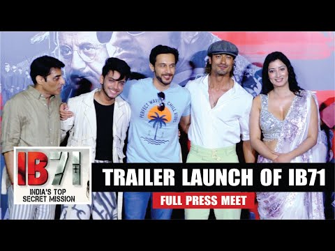 IB71 Movie Trailer Launch Event | Vidhyut Jamwal | Dilip Tahil | Abhishek Nigam | #IB71Trailer