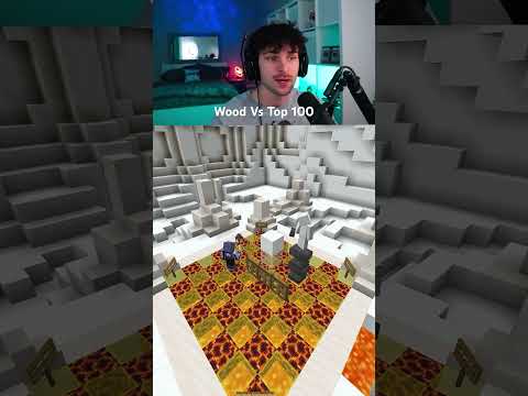 Wood Player Vs Top 100 In Block Battles