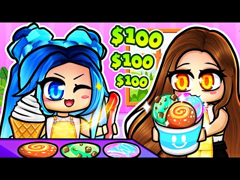 WE OPENED A ICECREAM SHOP IN ROBLOX!