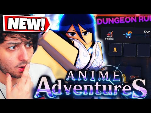 Getting the NEW OVERPOWERED Dungeon Secret in Anime Adventures Roblox!