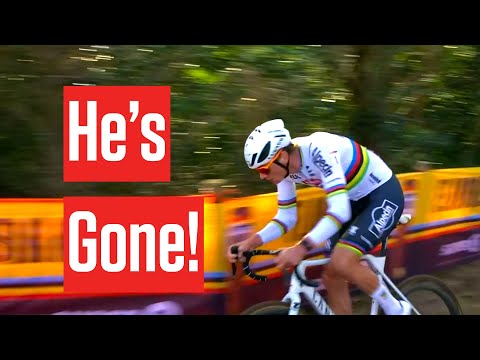 Mathieu Van Der Poel Blasts Free For World Cup Hoogerheide Win