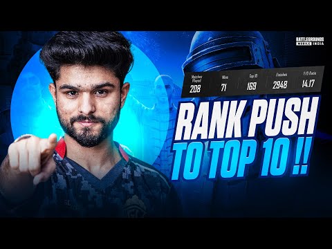 STREAMING TILL I REACH TOP 10 | CONQUEROR RANK PUSH | GODL LoLzZz