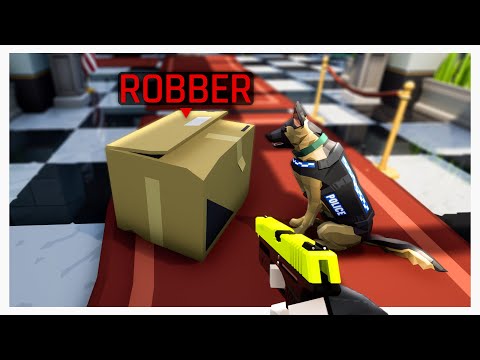 Playing a Cops and Robbers game with Idiots