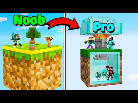 MINI GAME : CUỘC CHIẾN SỐNG SÓT ĐẢO TRỜI ** NOOB HÓA PRO PvP CHIẾN ĐẤU NOOB TEAM