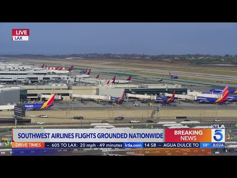 Southwest Airlines flights grounded nationwide