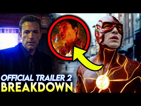 THE FLASH Trailer 2 REACTION &amp; Breakdown - BATMAN, Easter Eggs &amp; Things You Missed!