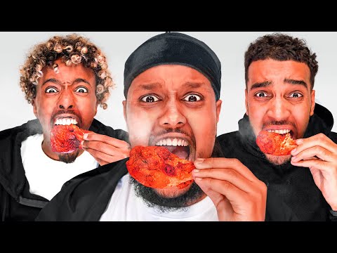 LAST TO STOP EATING HOT WINGS