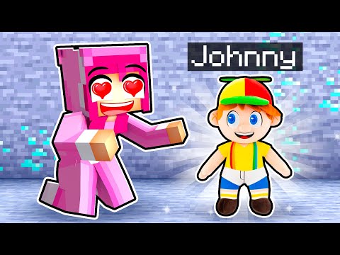 Playing Minecraft as a HELPFUL Johnny Plush!
