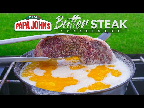 I deep fried STEAKS using Papa John&#039;s Garlic Sauce and this happened!