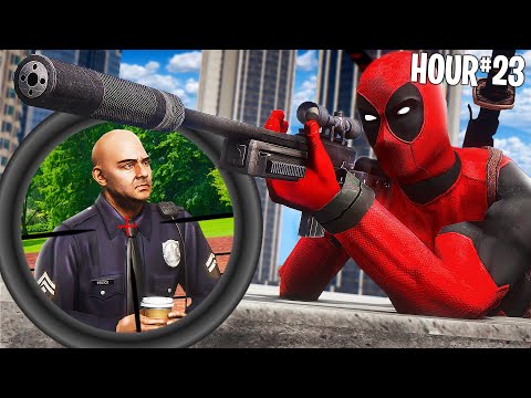 Deadpool Hitman For 24 Hours in GTA 5 RP..