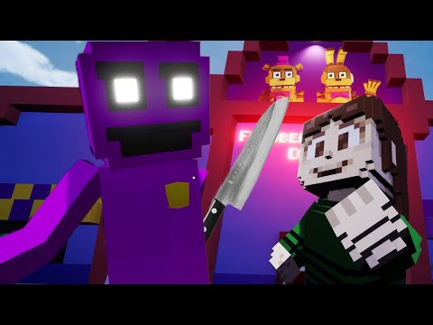 PLAYING as the PURPLE GUY STUFFING the CHILDREN into FREDBEARS DUMPSTER in FNAF KILLER IN PURPLE