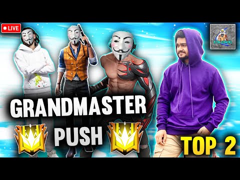 Top 2 Grandmaster Very Hard Pro Lobby Live Rank Push ✌ Azim Gaming