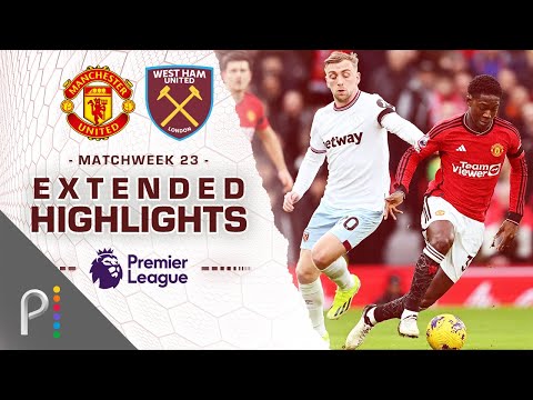 Manchester United v. West Ham United | PREMIER LEAGUE HIGHLIGHTS | 2/4/2024 | NBC Sports