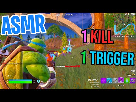 ASMR Gaming 😴 Fortnite 1 Kill = 1 Trigger Relaxing Mouth Sounds 🎮🎧 Controller Sounds + Whispering 💤
