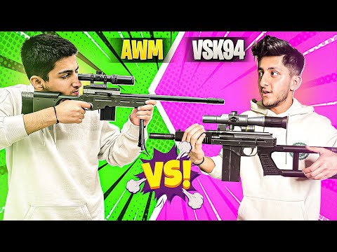 Awm Vs Vsk98 New Sniper As Gaming Vs As Rana Funny Sniper Fight - Garena Free Fire