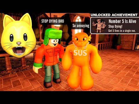I GOT 5 LIVES IN ONE ROBLOX DOORS RUN!