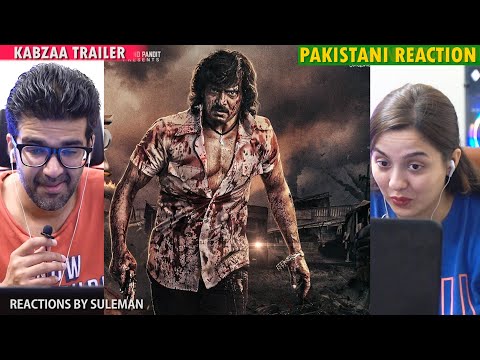 Pakistani Couple Reacts To Kabzaa Official Trailer | Upendra | Sudeep | Anand Pandit | R Chandru