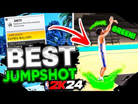 BEST JUMPSHOT ON NBA 2K24! BEST GREEN LIGHT JUMPSHOT FOR ALL BUILDS NBA 2K24! BEST SHOOTING TIPS!