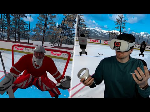 Playing the NHL WINTER CLASSIC in VR?!
