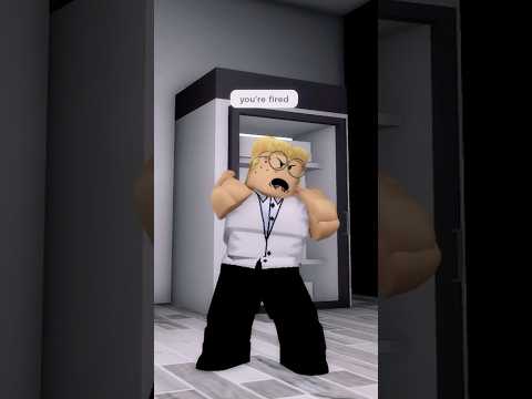 The Secret of Getting Fired .. 😳 #roblox #shorts