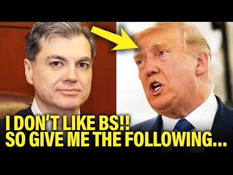 NY Judge Quickly CUTS THROUGH BS on Trump TRIAL