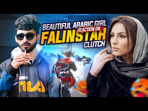Arbi Girl Reaction On Falinstar Clutch 😍 | FalinStar Gaming | PUBG MOBILE