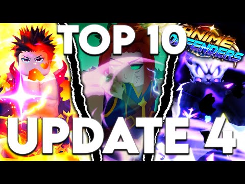 Top 10 Must Have Units In Anime Defenders Update 4!