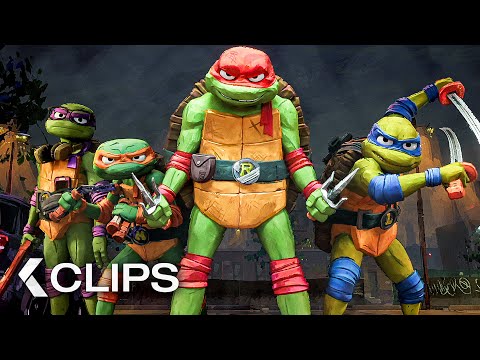 Teenage Mutant Ninja Turtles: Mutant Mayhem All Clips &amp; Trailer (2023)