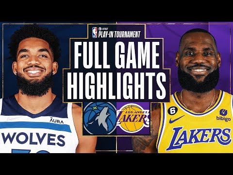 TIMBERWOLVES at LAKERS | #ATTPlayIn | FULL GAME HIGHLIGHTS | April 11, 2023