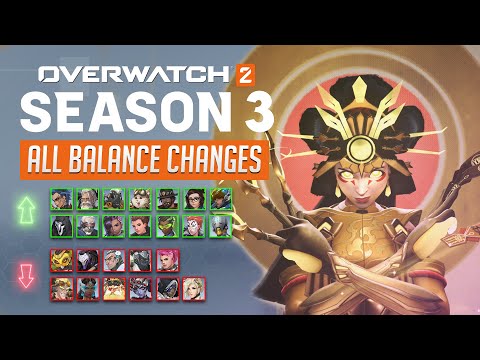 Overwatch 2 - EVERY HERO CHANGE for SEASON 3