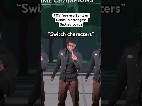 POV: You use Sonic or Genos in Strongest Battlegrounds