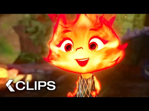 ELEMENTAL Alle Clips &amp; Trailer German Deutsch (2023)