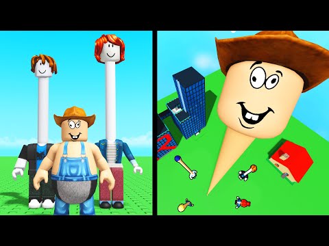 Roblox but your NECK GROWS EVERY SECOND