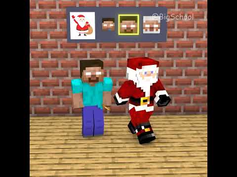 Herobrine and Santa Claus At 10 Years Old, 20 Years Old And 90 Years Old
