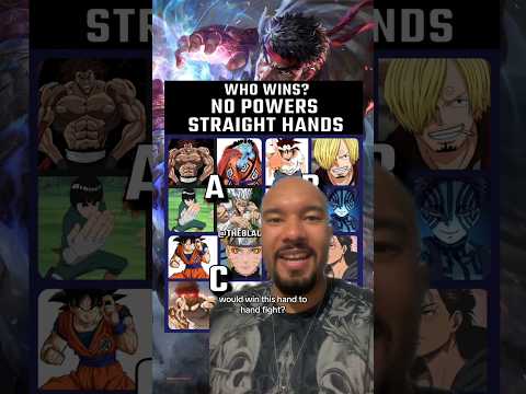 Which team has the best hands? #anime #manga #team #vs #naruto #onepiece #dbz #aot #jjk #opm #shorts