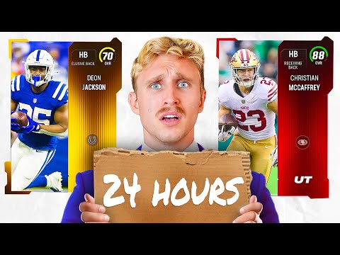 24 Hours To Build My Madden Team…