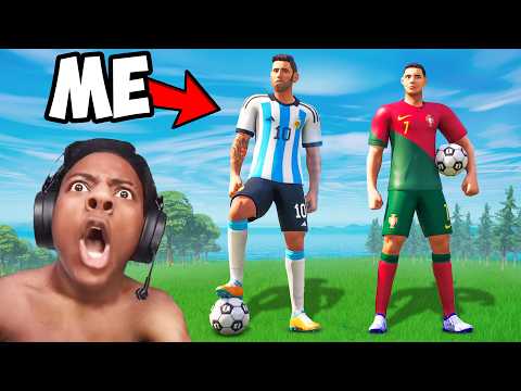 I Created Ronaldo &amp; Messi Skins for IShowSpeed! (Fortnite)