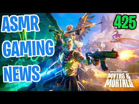 ASMR Gaming News Fortnite New Season! Nintendo Switch, Battlefield, Knuckles, Persona 3 + more (425)