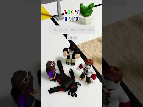 roblox but if i say every number the video ends 😱 #shorts