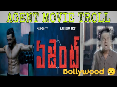 AGENT movie trailer troll | akhil new movie troll | Bollywood reaction 😮‍💨