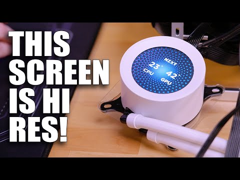 The new Kraken AIOs are very high tech! Check this out!