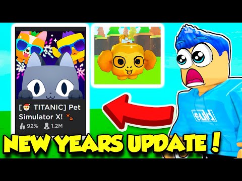 The Pet Simulator X NEW YEARS 2023 UPDATE IS HERE!