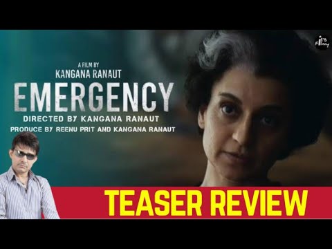 Emergency movie teaser review | KRK | #krkreview #latestreviews #kanganaranaut #emergency #bollywood