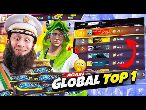 Global Top 1 in Badges But Moye Moye Hogaya 🤪 Tonde Gamer
