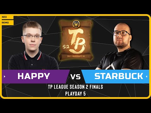 WC3 - [UD] Happy vs Starbuck [HU] - Playday 5 - TP League Season 2 Finals
